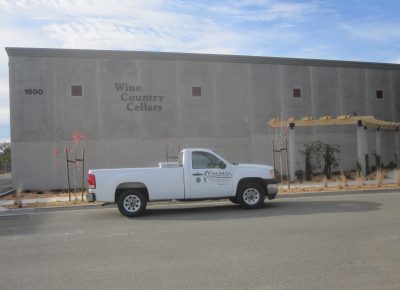 concrete tilt-up construction earthquake safe wine storage facility