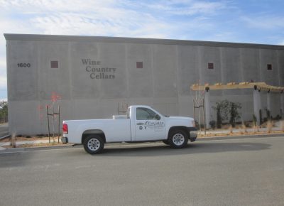 concrete tilt-up construction earthquake safe wine storage facility