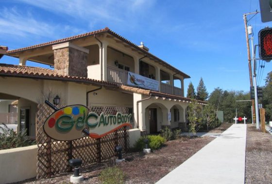 example of wood frame and metal building construction combined